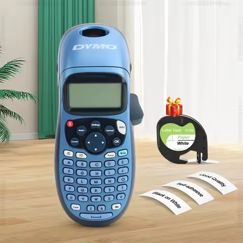 Dymo LT100H Label Printer Portable Manual Label Maker LT-100H Handheld Labeling Machine with Dymo Le