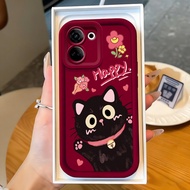 Casing hp for Tecno Camon 20 Camon 20 Pro Case Maneki-neko with classic color Original Cesing silico