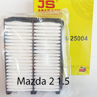 Lọc gió động cơ A25004 JS Asakashi Nhật dùng cho xe Mazda 2 1.5 2015 2016 2017 2018 2019 2020 2021 P