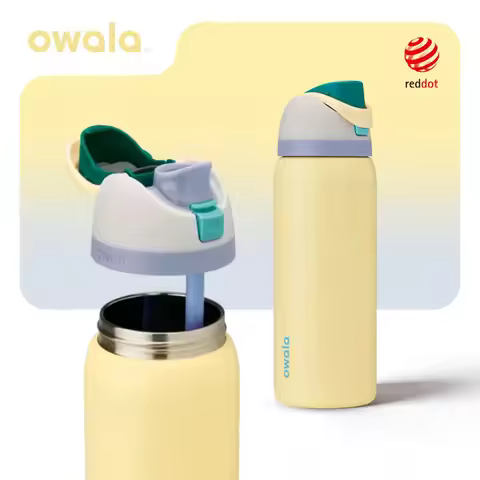 Owala Freesip 32oz Insulated Cup Straw Stainless Steel Water Cup Large Capacity Handheld Outdoor Ins