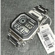[Watchwagon] Casio Royale AE-1200WHD-1A Steel Bracelet World Time World Map 10 Yrs Battery Life Digi