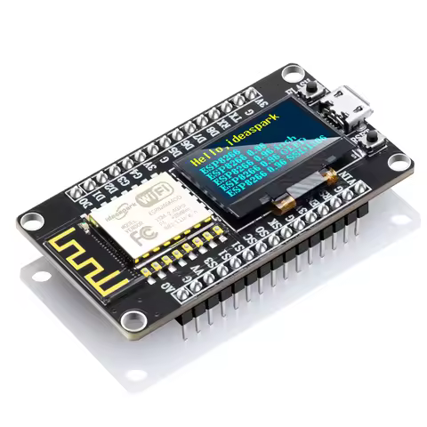 NodeMCU ESP8266 Development Board with 0.96‘’ OLED Display,CH-340,ESP-12E WiFi Module,Micro USB for 