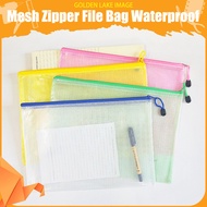 A6 A5 A4 A3 B5 B4 Mesh Zipper Bag Zipper File Organizer PVC | Zipper Bag | File Bag Waterproof Mesh 