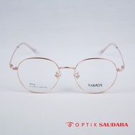 Optik Saudara - Vamos Frame - Korean Women's Metal Glasses, Fashionable Round Model F VM BC61006 C1 