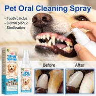 Pet Teeth Cleaner Spray Mouth spray for Bad breath Cat & Dog teeth cleaner Tartar Remover