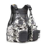 Fishing Vest Fly Fishing Outdoor Cross-Border Vest Camouflage Mesh Vest Tactical Vest Multi-Pocket P