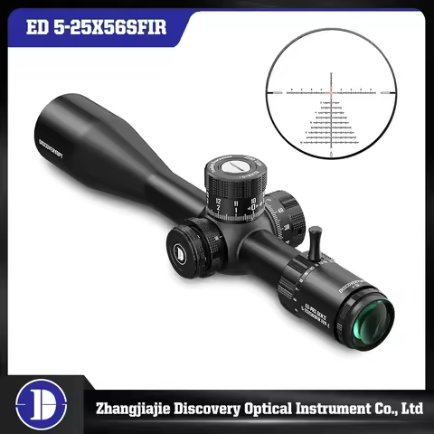Discovery Gen II ED5-25X56 New Tactical Scope HD Illuminated Shockproof FFP Hunting Riflescopes Etch