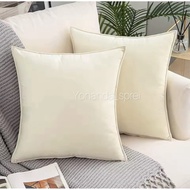 Suede sofa cushion cover 30x30 40x40 45x45 50x50 60x60 plain premium suede