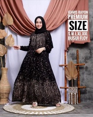 Gamis Twill Rayon Busui Super Ori Terbaru Pekalongan Elzhaf Murah Susun Original Malaman Andhini Hig