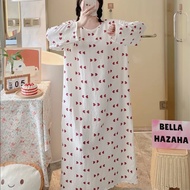 Bella Hazaha Flare-Sleeve Floral Maxi Sleepwear for Women