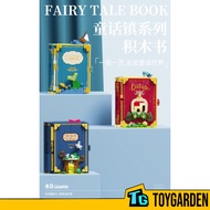 Wekki Block Fairy Tale Book Series - Alice In Wonderland/Mermaid/Cinderella