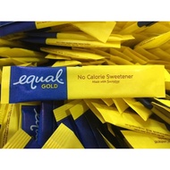Equal Gold Zero Calorie Sweetener - 50 sticks