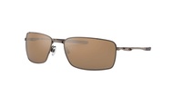 Men's OO4075 Square Wire Rectangular Metal Sunglasses