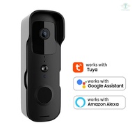 Smart Video Doorbell Home Wireless WiFi Doorbell Camera Waterproof Outdoor Doorbell Tuya App Smart Control Works With Google Assistant Voice Control  Titigo9.8