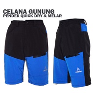 AIMPRO Celana Pendek Celana Outdoor Hiking Adventure QuickDry Celana Gunung Trekking celana berseped