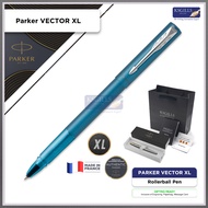 Parker Vector XL Rollerball Pen - Teal Blue (with Black - Medium (M) Refill) / /