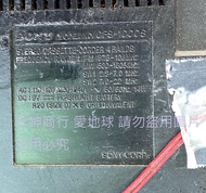 二手市面稀少復古日本Sony組合式卡式帶收音機喇叭音響索尼CFS-1000S(可以收FM卡帶故障收藏/裝飾品)