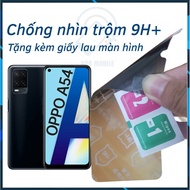 OPPO A54, A54 5G anti-peeping sticker - 9H+ nano flexible tempered sticker