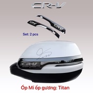Mirror cover for Honda CRV 2013 - 2023 Titanium decorative sticker accessories 2018 2019 2020 2021 2