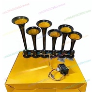12/24V Six Thirty-Six Tone Car Truck Electronic Control Metal Tube Music Air Horn With Button