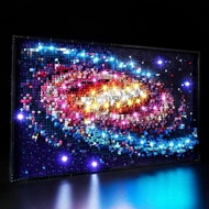 Kit Lampu LED Kyglaring Serasi dengan Lego The Milky Way Galaxy 31212 Building Blocks, Aksesori Penc