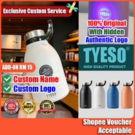 🔥Authorised🔥 TYESO Kapasiti Besar 1500ml/1900ml Botol Tumbler Termos Botol Air Ukir Nama Pejabat Had