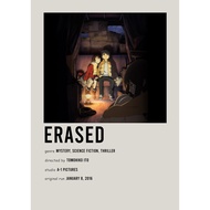 【READY STOCK】Poster Anime erased
