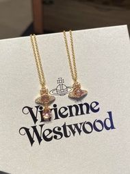 【全新現貨】高版Vivienne Westwood西太后香檳金單鑽人魚淚項鍊｜順豐包郵
