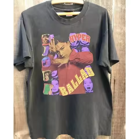 Bjork Shirt, Bjork Graphic Charcoal Cotton T-shirt Unisex Harajuku Men Clothing Graphic T Shirts