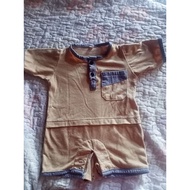 romper baju Melayu baby