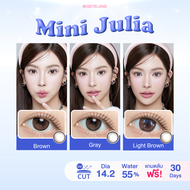 คอนแทคเลนส์ Mini Julia Brown / Gray / Light Brown (Kitty Kawaii) ขนาดมินิ 🌷