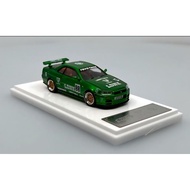 DK AUTO Nissan Skyline GT-R (R34) Z-Tune Green #88 - DEMON KING AUTO