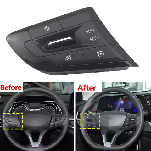 Audio Volume Music Control Button Switch For Chevrolet Trax Tracker 2019-2023 Steering Multi-functio