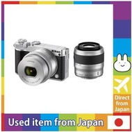 [Used in Japan] Nikon Mirrorless Interchangeable Lens Nikon1 J5 Double Zoom Kit Silver J5WZSL