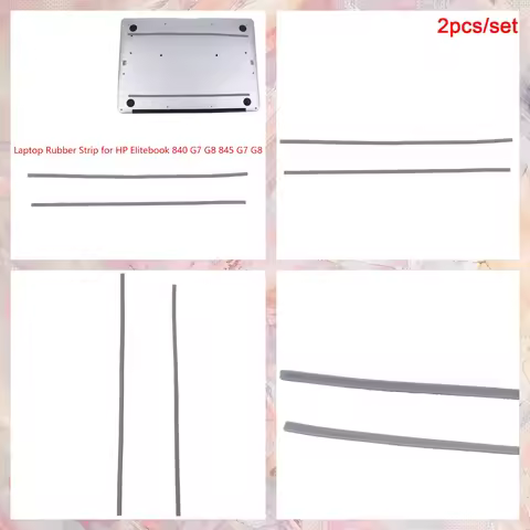1/2Pcs Laptop Rubber Strip For Elitebook 840 G7 G8 845 G7 G8 Bottom Case Foot Pad Surface Laptop Rub