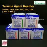 Terumo Agani Sterile Needle, 18G, 21G, 23G, 24G, 25G ( Box of 100 )