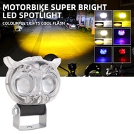 1pcs LED motorcycle owl auxiliary light transparent model motorcycle auxiliary spotlight motorcycle 