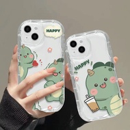 Dinosaurcouple Cartoon Casing Oppo C53 C51 C51S 11 Pro 5G Reno 11F 5G Reno 11 5G C67 9I A12 A76 A96 