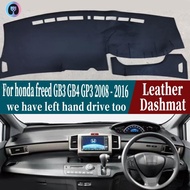 For Honda Freed Gb3 Gb4 Gp3 2008 2009 2010 2011 2012 2016 Leather Dashmat Dashboard Cover Pad Dash Mat Carpet