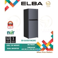 [NUR@PETRA] ELBA 430L 5 STAR DUAL INVERTER TOP MOUNT FRIDGE | ER-Q4357IN(GR)