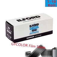 1/2/3/5/10 Rolls Original ILFORD DELTA 100 120 Professional Black and White Negative Film ILFORD Det