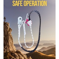 Adjustable Work Positioning Lanyard with Rope Grab for Fall Arrest Work Position Harness 27KN
