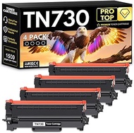 TN730 Toner Cartridge 4-Pack Page Yield Up to 1,500 Pages Replacement for TN-730 Toner Cartridge Bla