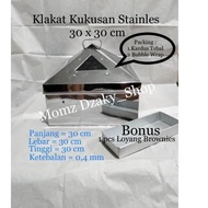 Paling Diminati.. Klakat Kukusan Kotak 30 cm Panci Kukus Stainles