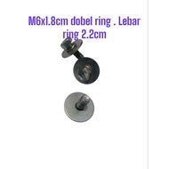 TOYOTA 10 key bolts. DoubleTOYOTA Ring m6x1.8cm wide Ring 2.2cm price per piece ORIGINAL