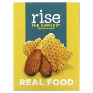 Rise Bar, THE SIMPLEST PROTEIN BAR, Almond Honey, 12 Bars, 2.1 oz (60 g) Each