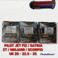Pilot Jet TWH - 20 - 22.5 - 25 FIZ R - Satria 2T - Ninja RR - Scorpio - Pilot Jet Air Nozzle by TWH 