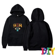 Nineteen Eighty Four 1984 George Orwell Dystopian Room 101 Hoodie Unisex Mode Hip Hop Birthday Big Merch S Korea