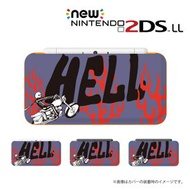 名入れできます★【new Nintendo 2DS LL/new Nintendo 3DS LL/ Nintendo 3DS LL 】 カバー ケース ハード new3dsll new2dsll 3dsll 2dsll / スカル7 表面プリント 骸骨 ガイコツ ドクロ 海賊 パープル メール便送料無料 任天堂 スリー ディーエス ニュー