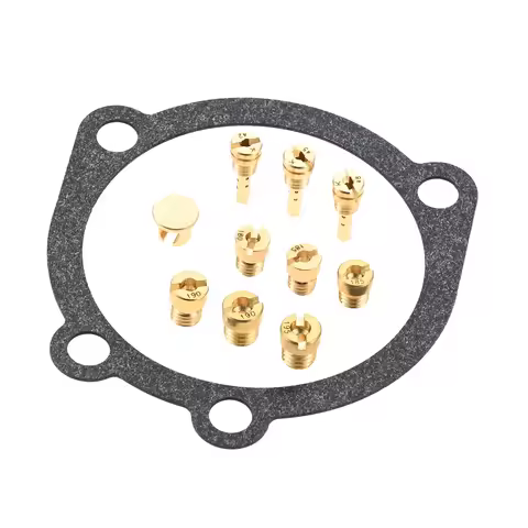 1 Set Carburetor Main Jet 185 190 195 Slow Pilot Jet 42 45 48 Gasket Fit For Harley Sportster XL883/